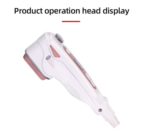 Gold RF Microneedle Beauty Device  Ice Hammer for Scar Removal Firming Rejuvenating Skin for Acne Scars