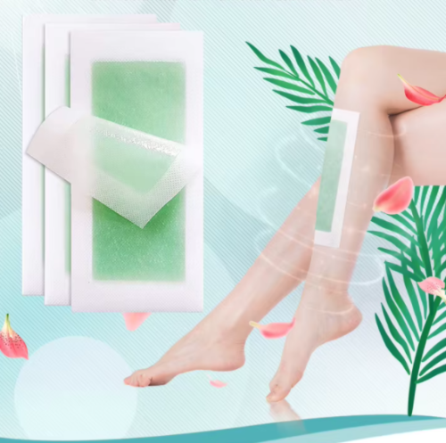 OEM Non Woven Depilatory Wax Paper Strips Hair Removal Colorful Patch Honey Body Hair Remover Wax Strips