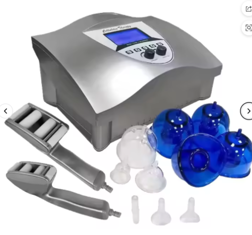 l Breast Massage Device Vibration Vacuum Roller System with Enlargement Cups for Feminine Care