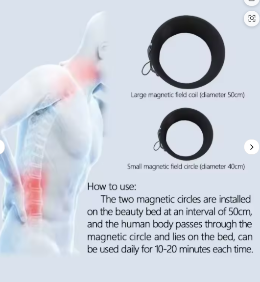 Innovation Magnetic Therapy Device High Power Two Magnetic Circles Daily 10-20 Minutes Physiotherapy