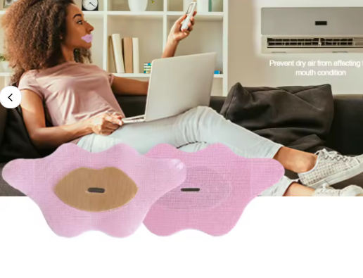 Closed Mouth Tapes Breathable Fabric Shaped Breathing Mouth Tape for Nose Breathing Sleeping Better Comfortable Patches