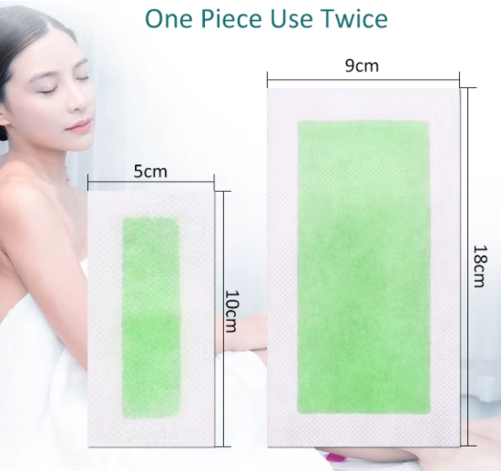 OEM Non Woven Depilatory Wax Paper Strips Hair Removal Colorful Patch Honey Body Hair Remover Wax Strips