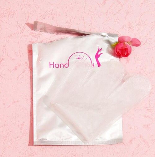 Private Label PE Five-finger Hand Mask Pack Glove