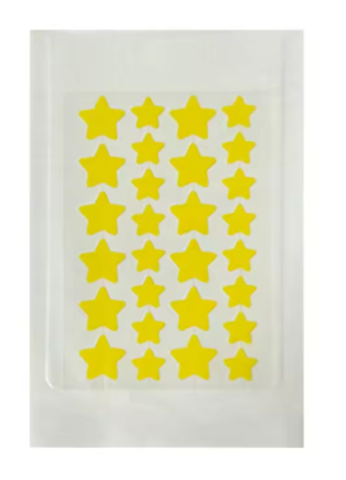 Customizable Lemon Yellow Star Acne Patch - Tailored Solutions for Effective Acne Treatment
