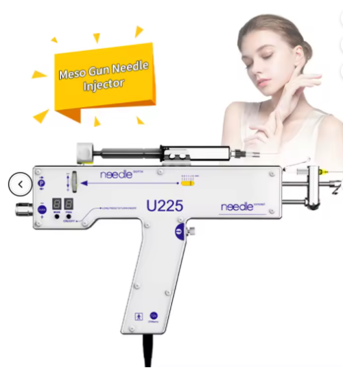 Mesotherapy Injection Machine Mesogun No-Needle Mesotherapy Needle Free Injection Machine for Facial Skin Hair