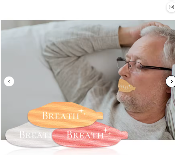 Closed Mouth Tapes Breathable Fabric Shaped Breathing Mouth Tape for Nose Breathing Sleeping Better Comfortable Patches
