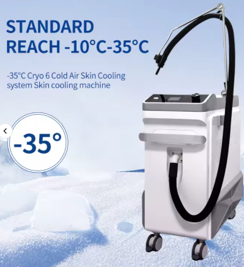 Latest 6 Gear Temperature Setting Air Cooling Ice Machine Swelling Reduction Muscle Relaxation Air Cooling Skin Tool