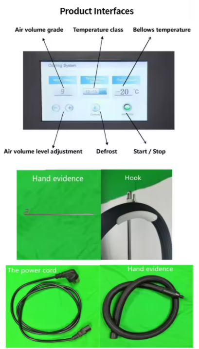 New Product Launch Laser Source Air Cooling System Cold Air Diffusion Machine Effectively Treat Pain Swelling