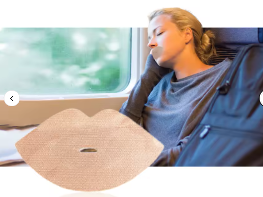 Closed Mouth Tapes Breathable Fabric Shaped Breathing Mouth Tape for Nose Breathing Sleeping Better Comfortable Patches