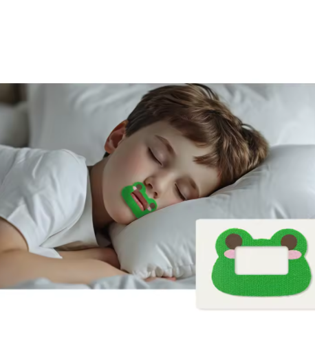 Custom Packaged 30 Stickers Supplied for Mouth Stickers for Better Breathing Non-woven Lip Shaped Mouth Stickers