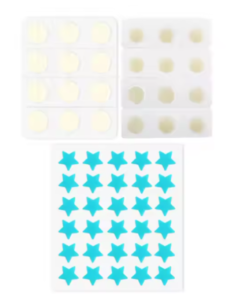 Thick Hydrocolloid Sticker Patches Better for Acne Pimples with Tea Tree Extract for Whole Face Acnes