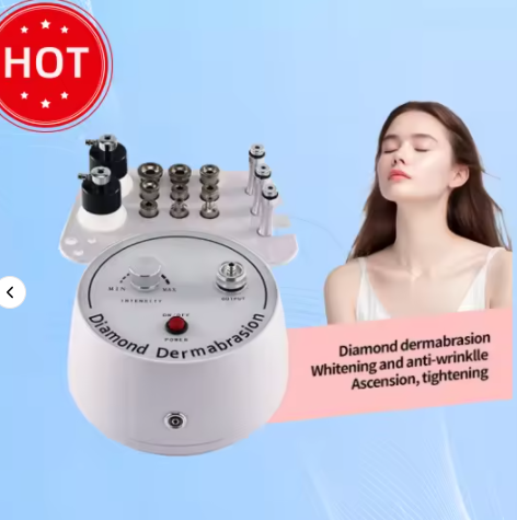 Tax Free Portable Water Hydro Dermabrasion Facial Care Metal Handle Diamond Dermabrasion Anti-aging Firming Skin